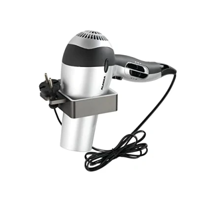 Afbeelding van Wenko Föhnhouder Montella 12 Cm Aluminium Antraciet
