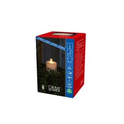 Afbeelding van Konstsmide 1634 115 LED kaars Crème wit Warmwit (Ø x h) 76 mm 130