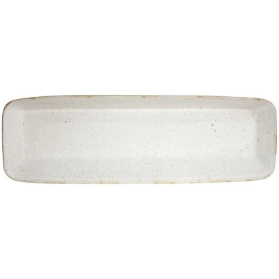 Afbeelding van Churchill Stonecast Hints Rechthoekige Ovenschalen Wit 160 X 530mm (2 Stuks) DY203 Restaurant Hotel Professioneel