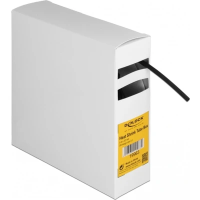 Afbeelding van Delock, Krimpkous, Krimpkousdoos, met binnenlijm, krimpverhouding 3:1, 5 m x 6,4 mm zwart (1 x)