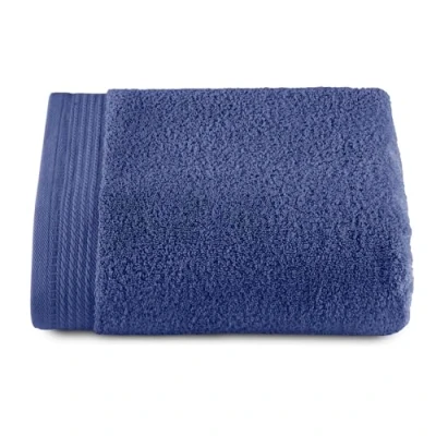 Image de Top Towel Lot de 1 grande serviette douche 100% coton peigné 600 g/m² 100 x 150 cm Bleu marine