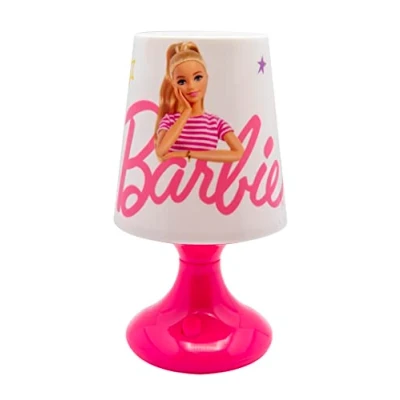 Afbeelding van Joy Toy Barbie Mini led lampenkap, werkt op batterijen, levering in geschenkdoos, 10 x 19 cm