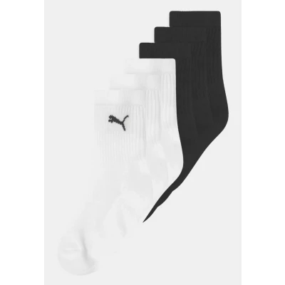 Afbeelding van Puma Junior CREW 6 PACK Unisex Sokken voor kinderen, Maat: 35 38, Black/white