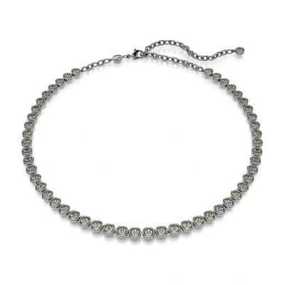 Afbeelding van Swarovski Imber ketting met kristal in de kleur Zwart