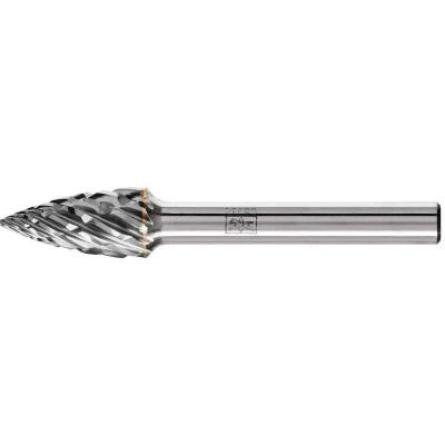 Afbeelding van PFERD 21122687 Freesstift Spitsboog Lengte 60 mm Afmeting, Ø 10 Werklengte 20 Schachtdiameter 6