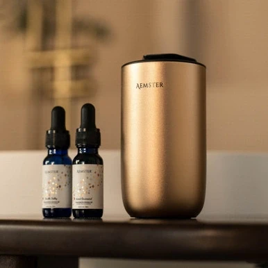 Afbeelding van Aemster Haevn Move, Portable Aroma Diffuser Goud