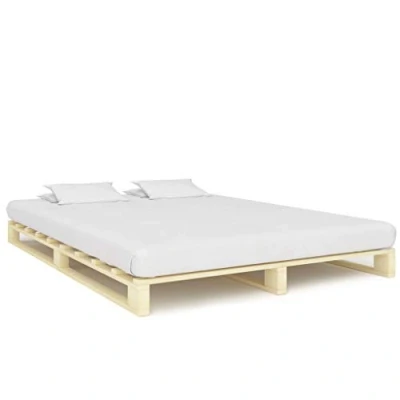 Image de vidaXL Cadre de lit palette sans matelas bois massif pin 180x200 cm285246