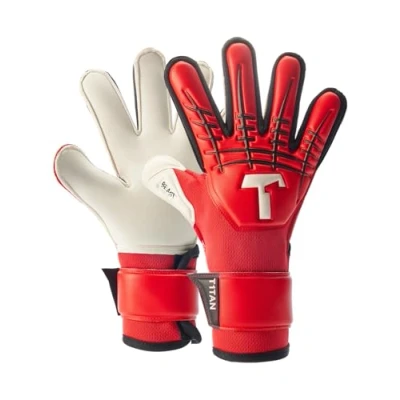 Afbeelding van T1TAN Red Beast 3.0 junior keepershandschoenen Fingersave