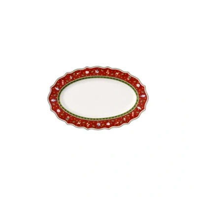 Afbeelding van Villeroy &amp; Boch Serveerschaal Toy&#039;s Delight Rood 38 x 24 cm