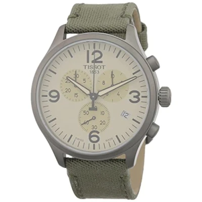 Afbeelding van Tissot Chrono XL T1166173709100 Horloge Textiel Zwart Ø 45 mm