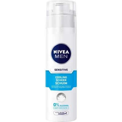 Afbeelding van Nivea For Men Sensitive Cooling Scheerschuim 200 ml