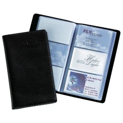 Image de sigel Coffret pour cartes de visite, 120 noir