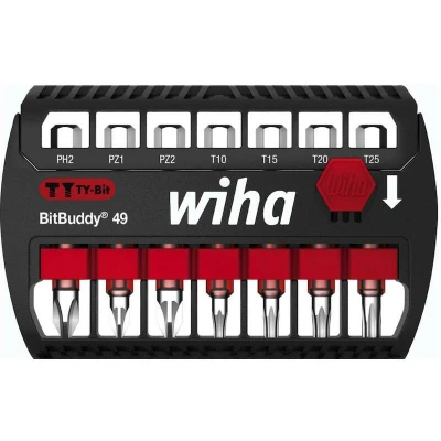 Afbeelding van Wiha 42117 Bitset 7 delig Kruiskop Phillips, Pozidriv, Binnen Torx