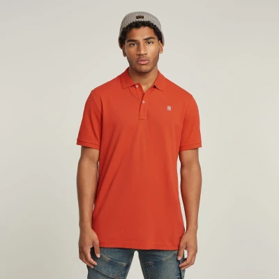 Afbeelding van G STAR Dunda Poloshirt, Heren, Maat: Small, Lt antic red