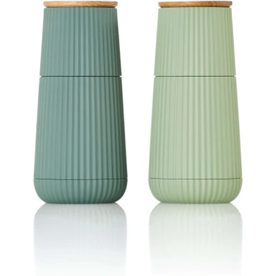 Afbeelding van Adhoc Scape Peper en Zoutmolen Set van 2 Stuks Kunststof Groen