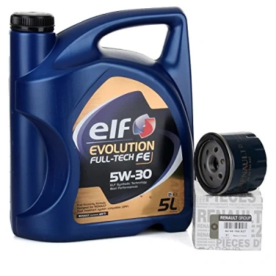 Afbeelding van Duo Service Elf Evolution Full Tech 5W 30 5 liter + origineel oliefilter 8200768927