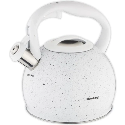 Afbeelding van Klausberg KB 7319 fluitketel 2L rvs alle warmtebronnen