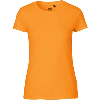 Afbeelding van Fairtrade Ladies Fit T Shirt met ronde hals Red XS