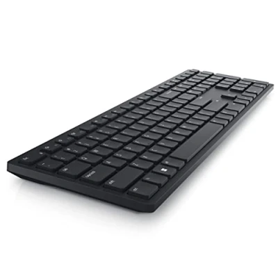 Image de Dell KB500 Clavier sans fil 2.4 GHz AZERTY Français noir avec 3 ans Service d&#039;échange avancé le jour ouvrable suivant