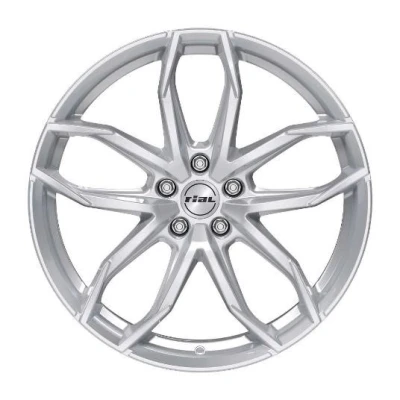 Afbeelding van RIAL 5 gat 17duim 112mm lichtmetalen Velg Lucca polar zilver LUC75737B61 0