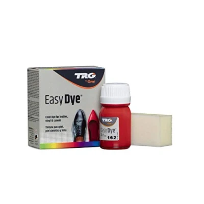 Afbeelding van TRG The One Kleuring voor leren schoenen en accessoires van leer, canvas kunstleer met sponsapplicator Easy Dye, 25 ml, licht rood 162