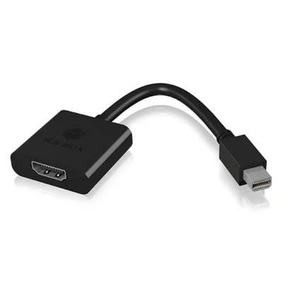 Afbeelding van ICY BOX Monitor Adapter [1x Mini DisplayPort stekker 1x HDMI bus] IB AC538a, DP™ 1.1 zu HDMI® (1.3) 1920x1200@60 Hz