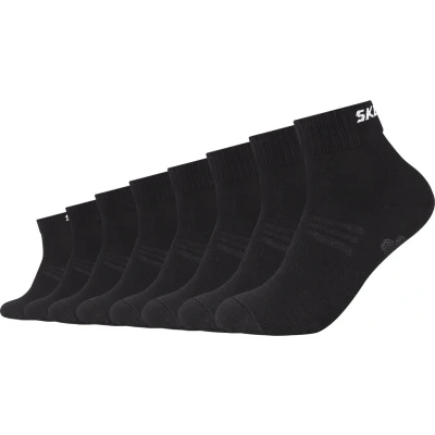 Afbeelding van Skechers 3PPK Unisex Mesh Ventilation Quarter Socks SK42017 9999, Unisex, Zwart, Sokken, maat: 35 38