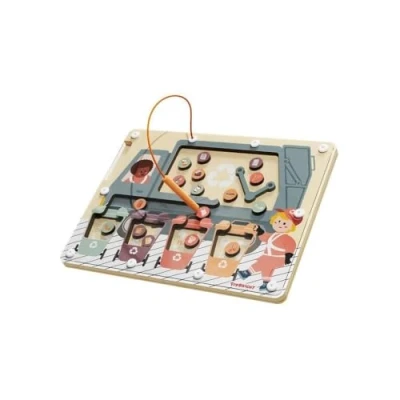 Afbeelding van Afvalsorteerder TOP BRIGHT Magnetisch doolhof Afvalsortering Metaal Papier Plastic
