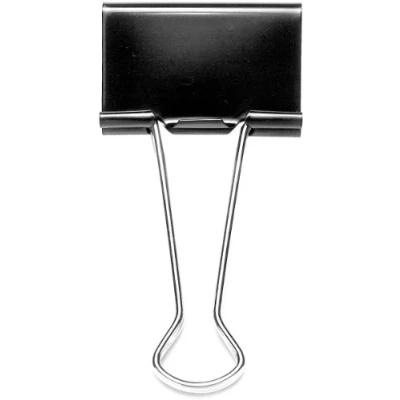 Afbeelding van Rapesco FBC320B1 dubbele cliptangen, 32 mm, zwart, 10 stuks