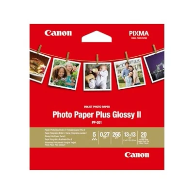 Afbeelding van Canon PP 201 photo paper plus glossy II 265 grams 13 x cm (20 vel) Fotopapier