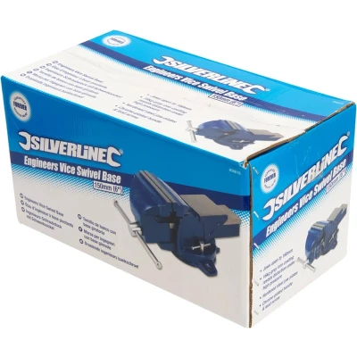 Afbeelding van Silverline Draaiende Ingenieurs Bankschroef 100 mm 8 kilo