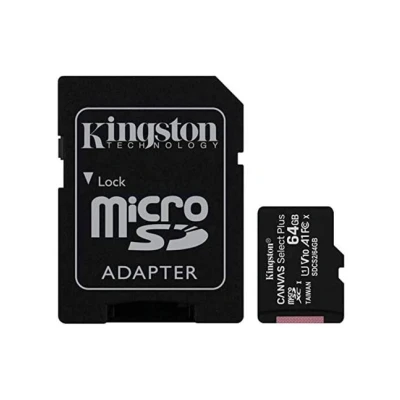 Image de Kingston Canvas Select Carte mémoire flash (adaptateur microSDXC vers SD inclus(e)) 64 Go UHS I U1 / Class10