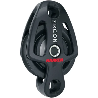 Afbeelding van Harken 2191 1 schijfs 40mm Zircon blok met hondsvot