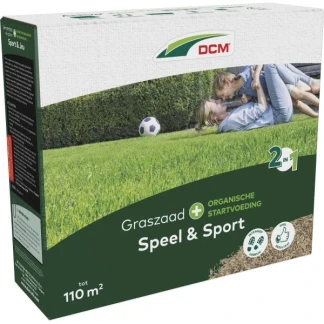 Afbeelding van Dcm Graszaad Plus Speel &amp; Sport Graszaden 110 m2 2.2 kg