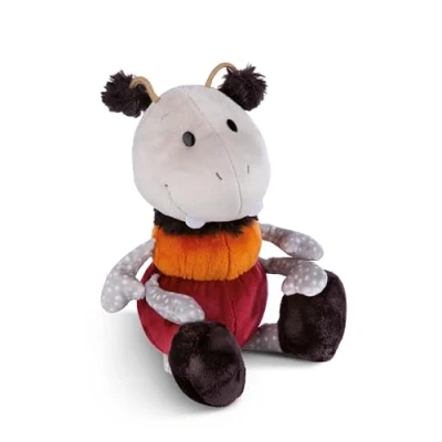 Afbeelding van NICI Enzi 49438 pluche mier 20 cm, grijs, zacht en duurzaam, schattige om te knuffelen, spelen, voor kinderen volwassenen, een geweldig cadeau idee