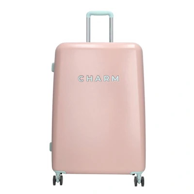 Afbeelding van Charm London Capetown Grote Koffer 75 cm 95 Liter TSA Slot Lichtroze