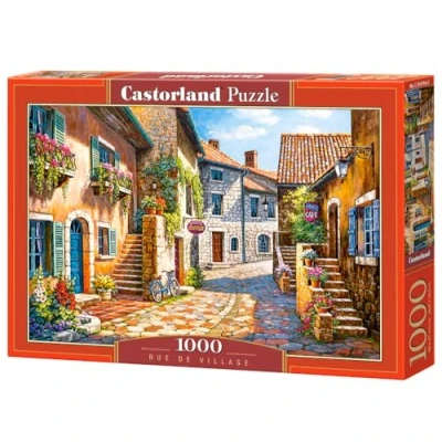 Afbeelding van Castorland Legpuzzel Rue De Village 1000 Stukjes