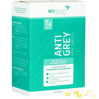 Afbeelding van Neofollics Anti Grey Hair Tablets 60 Stuks