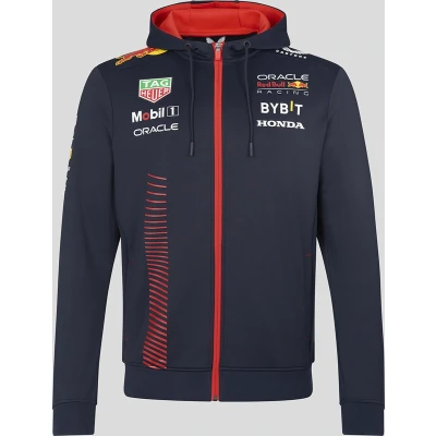 Afbeelding van Red Bull Racing Teamline Hoody met Rits 2023 XXL Max Verstappen Formule 1 Sergio Perez Oracle