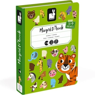 Afbeelding van Janod magneetboek dieren 30st