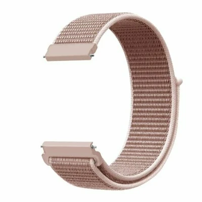 Afbeelding van Garmin Forerunner 55 / 245 645 Sport Loop nylon bandje Zacht roze