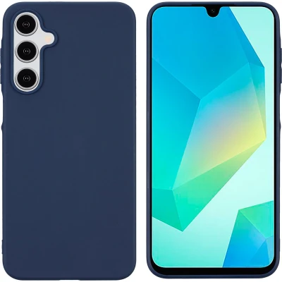 Afbeelding van imoshion Hoesje Geschikt voor Samsung Galaxy A16 (5G) Siliconen EasyGrip Backcover Donkerblauw