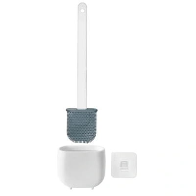 Afbeelding van WE Toiletborstel van TPR en thermoplastisch rubber, kleur wit