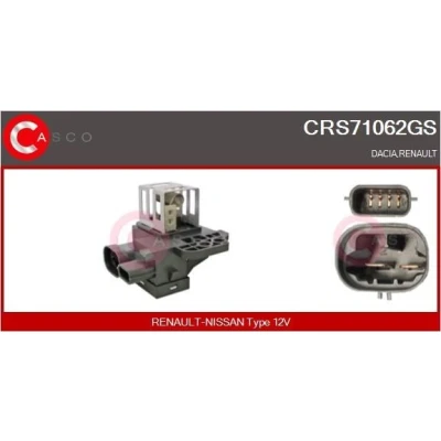 Afbeelding van CASCO CWM15100AS Ruitenwissermotor 12V voor stuur links/rechts RENAULT: CLIO 3