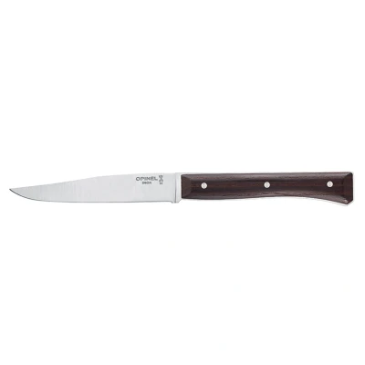 Afbeelding van Opinel Facette donker essen, glad, Doos à 4, Bestek, Bruin
