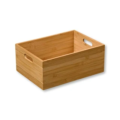Afbeelding van Kesper 57402 stapelbare bamboe opbergdoos 33 x 24 13,5 cm