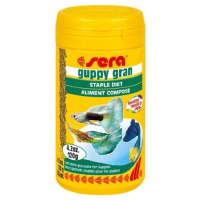 Afbeelding van 120 g sera Guppy Gran Nature Plantaardig visvoer