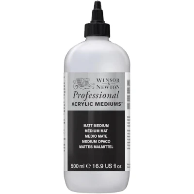 Afbeelding van Winsor &amp; Newton Acrylmiddel, mat, 500 ml
