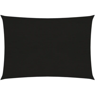 Afbeelding van Zonnezeil 160 g/m 4x5 m HDPE zwart