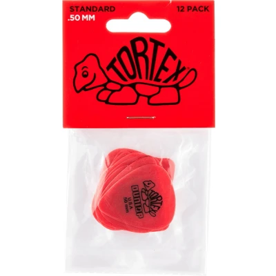 Afbeelding van Dunlop Tortex Standard .50 Plectrum 12 Pack rood Plectra